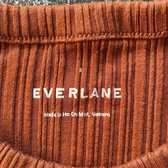 Everlane Chocolate Brown Midi Dress Size Women’s Small (S) - Picture 4 of 10